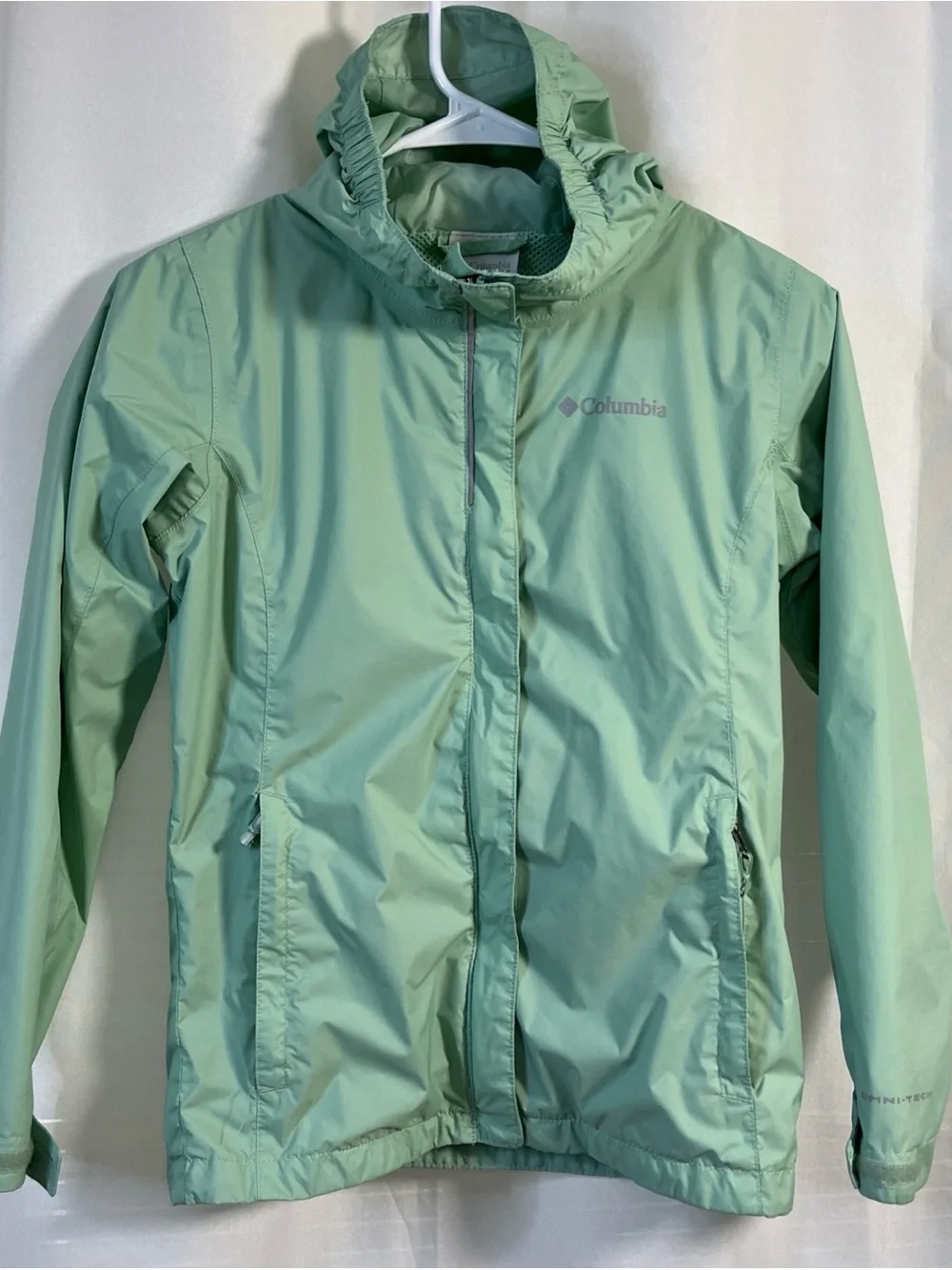 Columbia Kids' Light Green Rain Jacket
